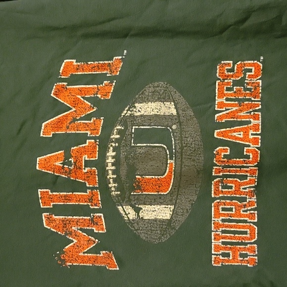 NWT: ProEdge Miami Hurricanes Football Shirt - Picture 2 of 8
